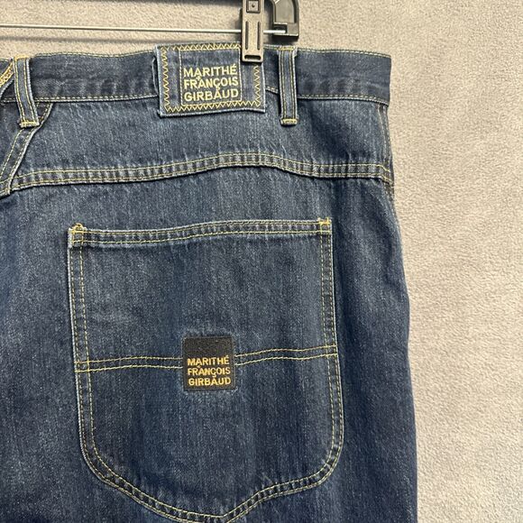 VTG Marithe Francois Girbaud Brand X Authentic Fit Jeans Mens 44x30 Baggy HipHop - Picture 3 of 13